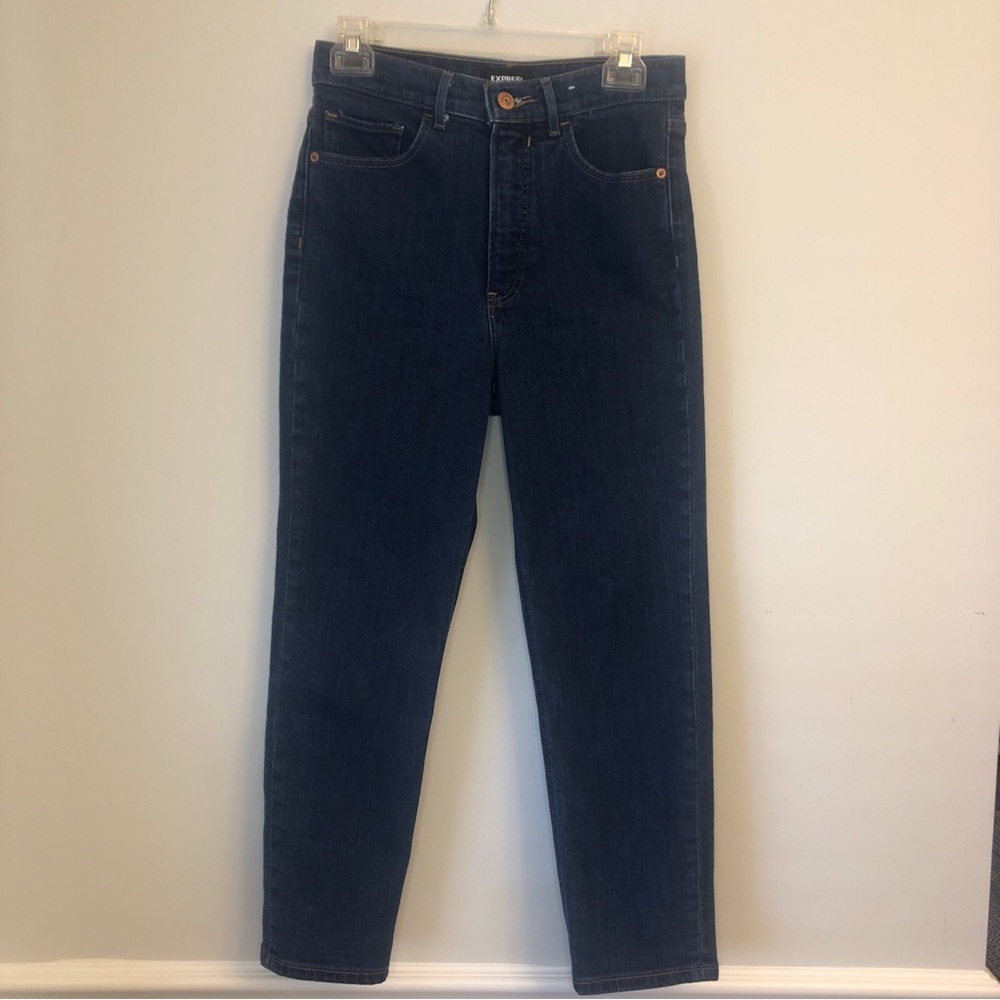 Express Mom Jeans cropped sz.4R Excellent condition